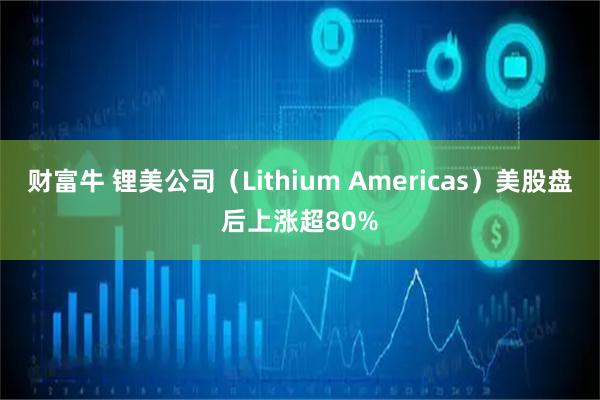 财富牛 锂美公司（Lithium Americas）美股盘后上涨超80%