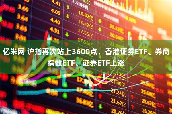 亿米网 沪指再次站上3600点,香港证券ETF、券商指数ETF、证券ETF上涨