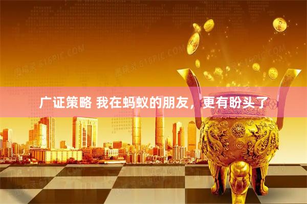 广证策略 我在蚂蚁的朋友，更有盼头了